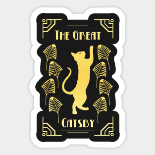The Great Catsby Sticker